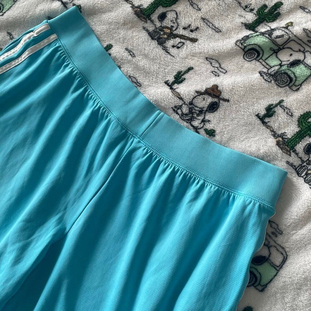 Athletic works light sky blue sports short capri workout yoga pants size XL16-18 - Picture 9 of 9